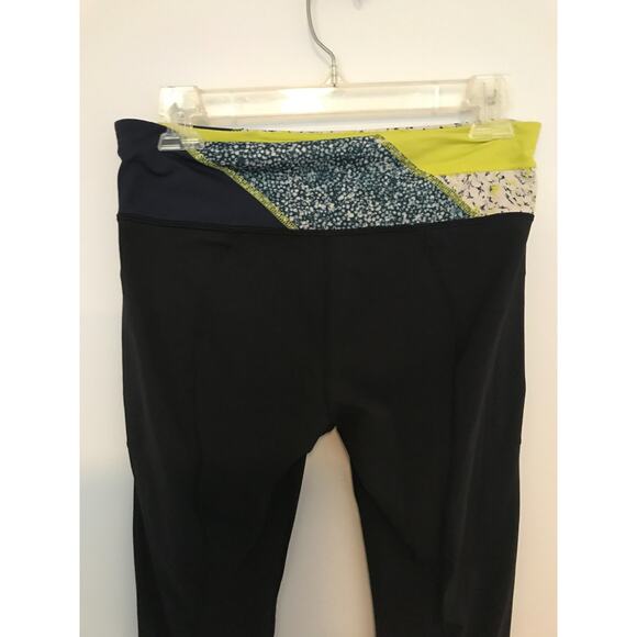 Lululemon Inspire Tight II (Mesh)Black / Wi14 Quilt 29 Leggings - Size 6 - Picture 5 of 14